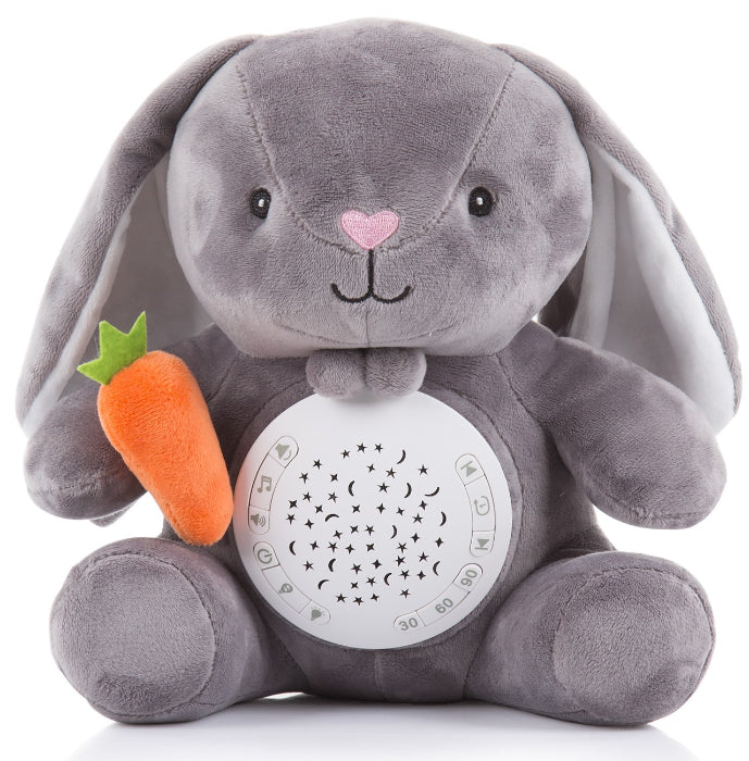 Brinquedo de peluche com projetor e música Chipolino Rabbit