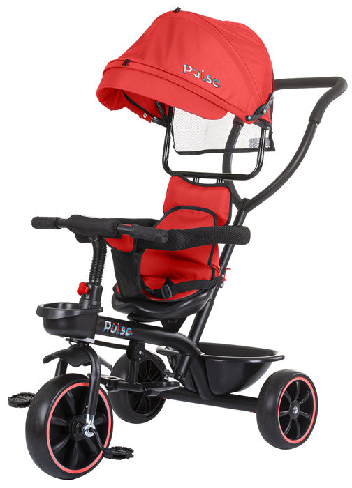 Triciclo com capota Chipolino Pulse Cherry