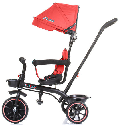 Triciclo com capota Chipolino Pulse Cherry