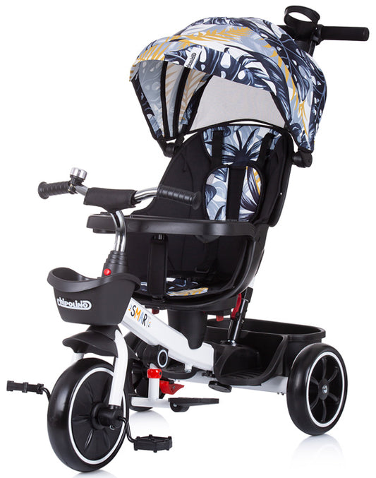 Triciclo com capota Chipolino Smart Black/White