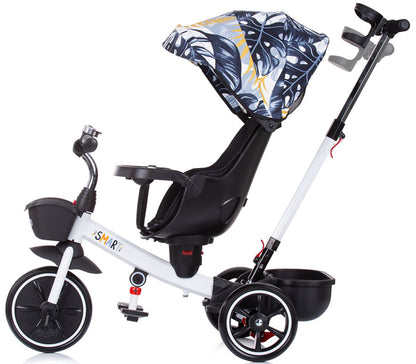 Triciclo com capota Chipolino Smart Black/White