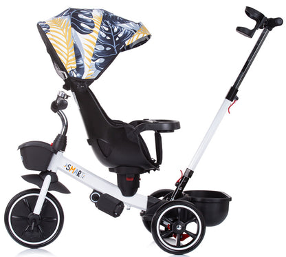 Triciclo com capota Chipolino Smart Black/White