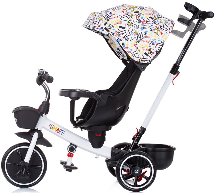 Triciclo com capota Chipolino Smart White