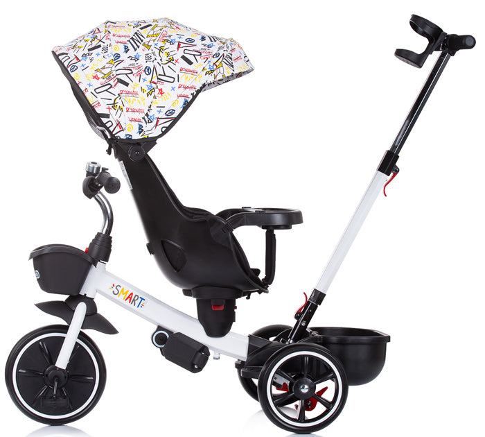 Triciclo com capota Chipolino Smart White