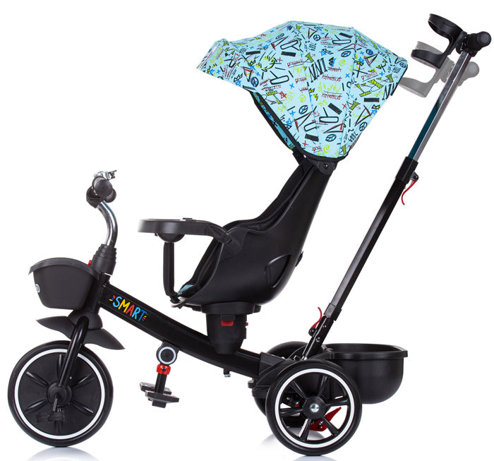 Triciclo com capota Chipolino Smart Blue