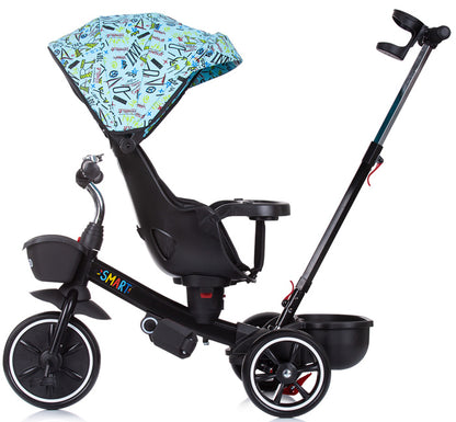 Triciclo com capota Chipolino Smart Blue