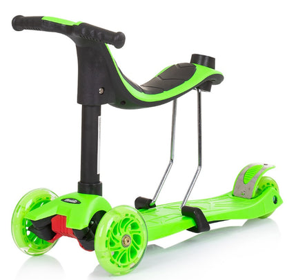 Scooter com pega Chipolino Multi Plus Green