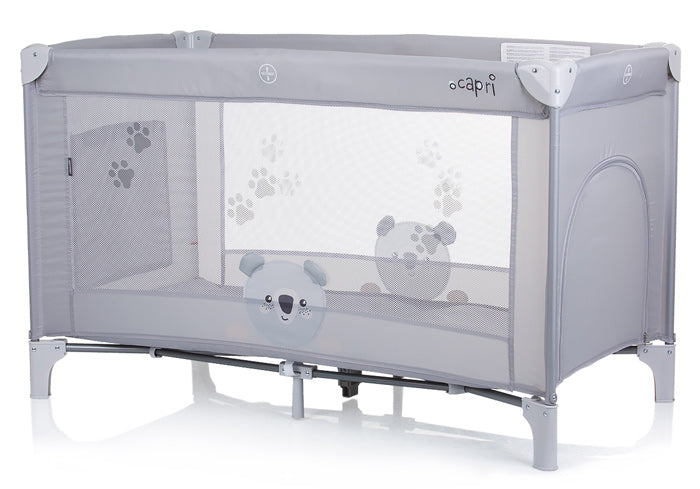 Cama de viagem Chipolino Capri Koala Grey