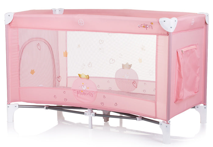 Cama de viagem Chipolino Capri Princess Pink