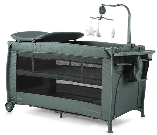 Cama de viagem Chipolino Bella Pastel Green