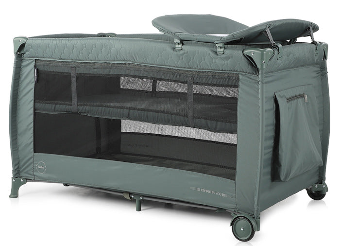 Cama de viagem Chipolino Bella Pastel Green