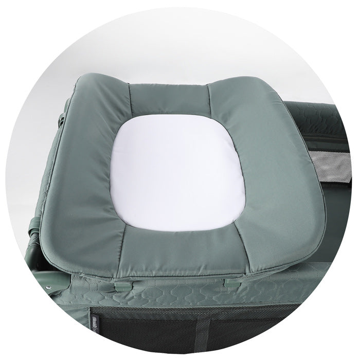 Cama de viagem Chipolino Bella Pastel Green