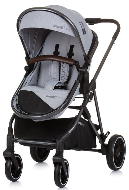 Carrinho de Bebé Convertível Chipolino Aura Ash Grey