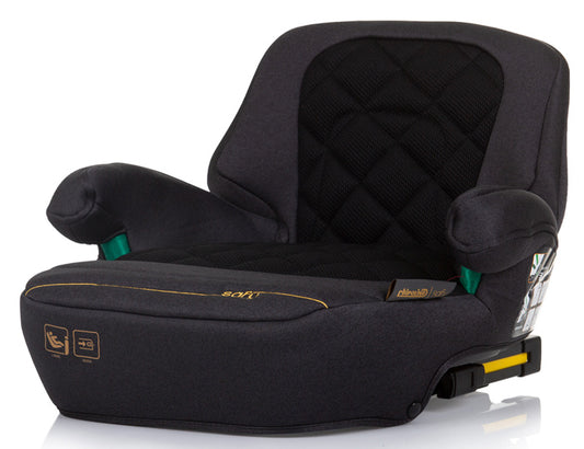 Cadeira auto I-Size 125-150cm Isofix Chipolino Safy Obsidian