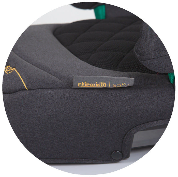 Cadeira auto I-Size 125-150cm Isofix Chipolino Safy Obsidian