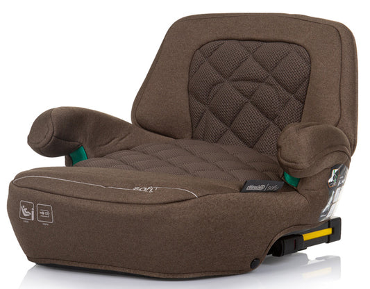 Cadeira auto I-Size 125-150cm Isofix Chipolino Safy Macadamia