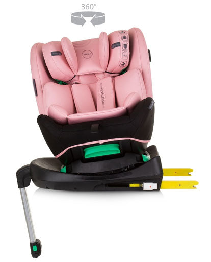 Cadeira auto i-Size 40-150cm Chipolino Olympus Flamingo