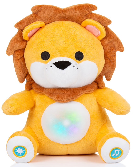 Brinquedo de peluche com música e luz Chipolino Lion