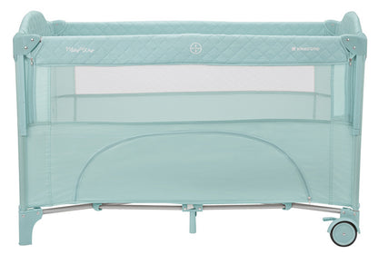 Cama de viagem 2 níveis Kikka Boo Milky Way Menta