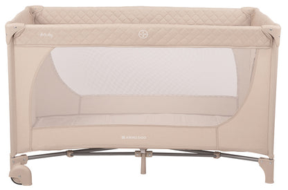 Cama de viagem 2 níveis Kikka Boo Medley Beige