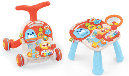 Andador 2 em 1 Kikka Boo Wobble Fun Naranja