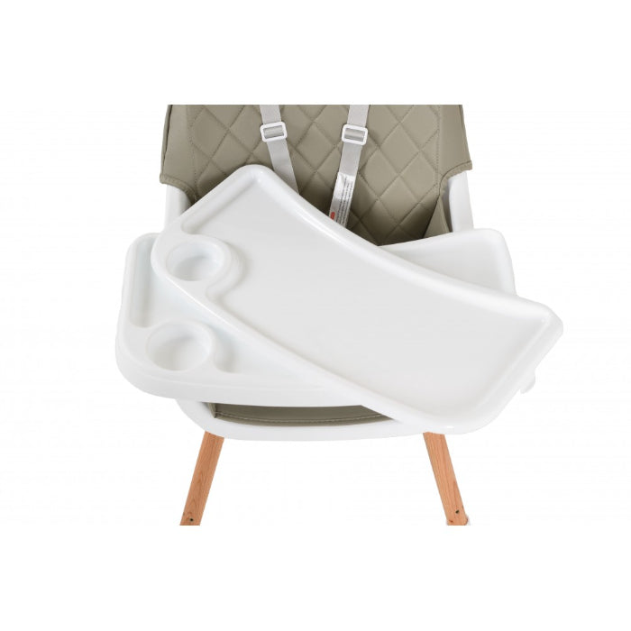 Cadeira da papa Moni Wooden Gelato 2 in 1 Grey