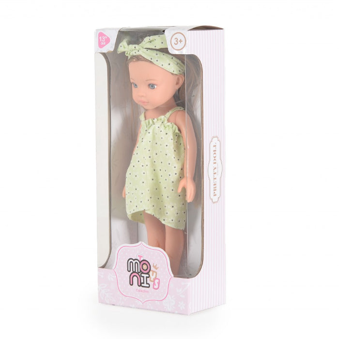 Boneca Moni Pretty Doll Yellow 33 cm