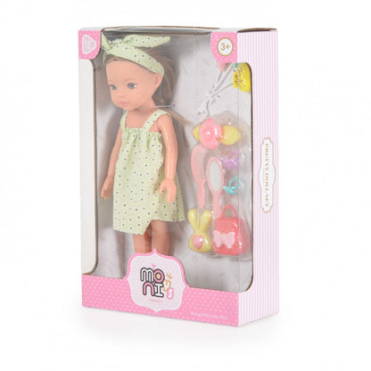 Boneca Pretty Doll com acessórios 33 cm