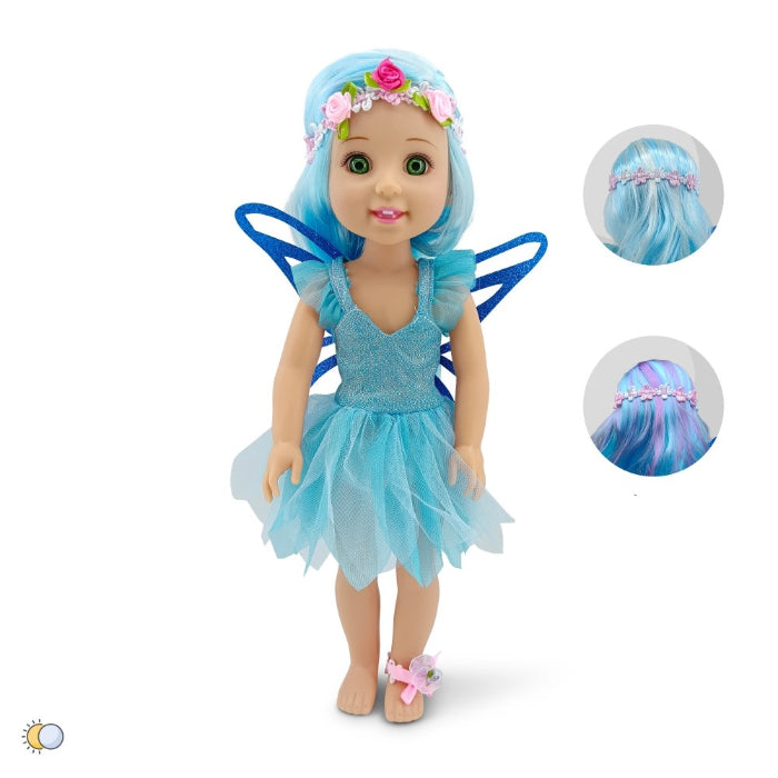 Boneca Pretty Girl Moni Sun Blue 38 cm