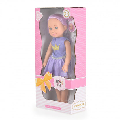 Boneca Pretty Girl Moni Fairy Purple 38 cm