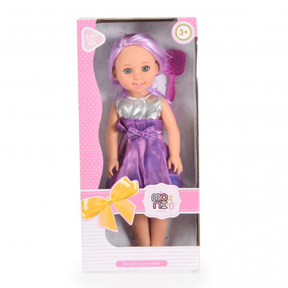 Boneca Pretty Girl Moni Purple 38 cm