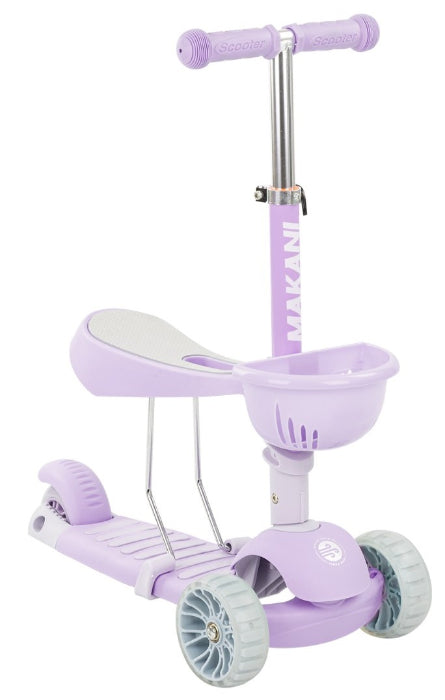 Scooter 3 em 1 Makani BonBon Candy Lila