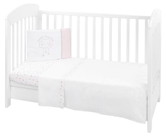 Conjunto jogo de cama 3pçs 70x140cm Kikka Boo Hippo Dreams