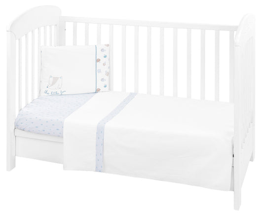 Conjunto jogo de cama 3pçs 70x140cm Kikka Boo Little Fox