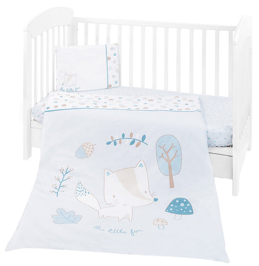 Conjunto jogo de cama 5pçs Kikka Boo Little Fox