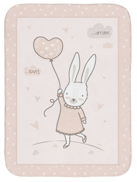 Manta de bebé super suave 110x140cm Kikka Boo Rabbits in Love