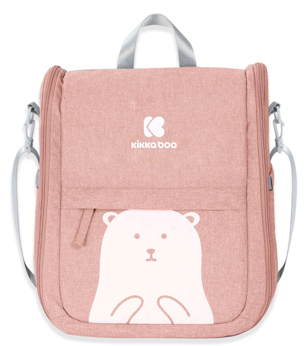 Cama de viagem + bolsa 2 em 1 Kikka Boo Bear Rosa