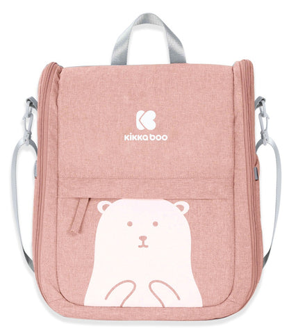 Cama de viagem + bolsa 2 em 1 Kikka Boo Bear Rosa