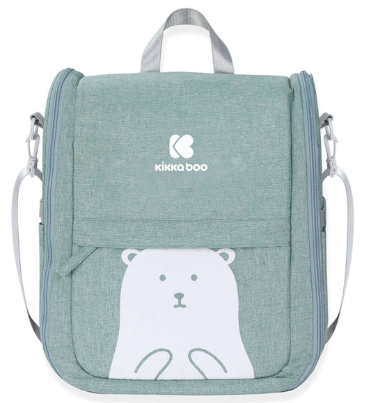 Cama de viagem + bolsa 2 em 1 Kikka Boo Bear Menta