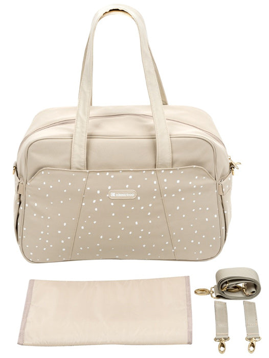 Bolsa multifunções Kikka Boo Chelsea Dots Beige