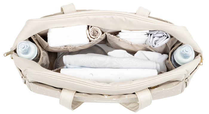 Bolsa multifunções Kikka Boo Chelsea Dots Beige