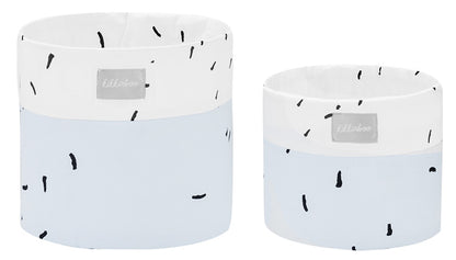 Conjunto de cestas 2pçs Kikka Boo Bear with me Azul