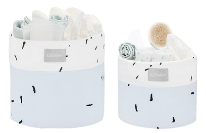 Conjunto de cestas 2pçs Kikka Boo Bear with me Azul