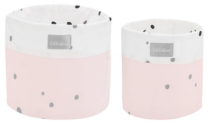 Conjunto de cestas 2pçs Kikka Boo Bear with me Rosa