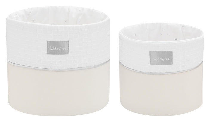 Conjunto de cestas 2pçs Kikka Boo Dream Big Beige