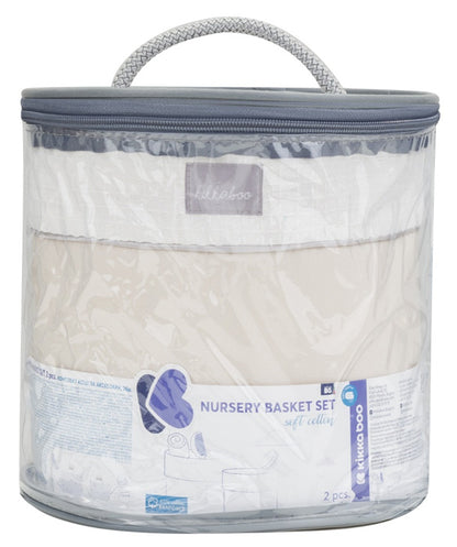 Conjunto de cestas 2pçs Kikka Boo Dream Big Beige