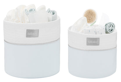 Conjunto de cestas 2pçs Kikka Boo Dream Big Azul