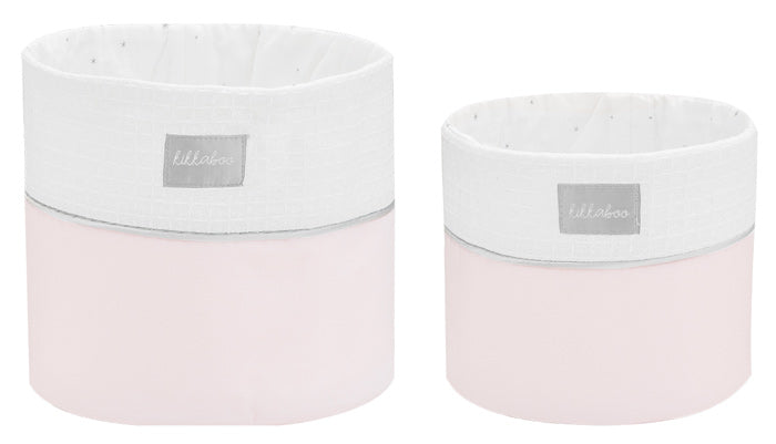 Conjunto de cestas 2pçs Kikka Boo Dream Big Rosa