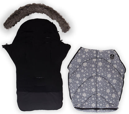 Saco para carrinho Kikka Boo Shiny Nylon Snow Flakes