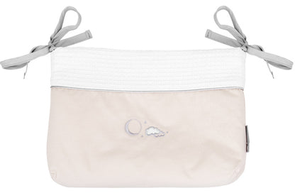 Cesto de fraldas com laços Kikka Boo Dream Big Beige